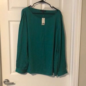Green blouse